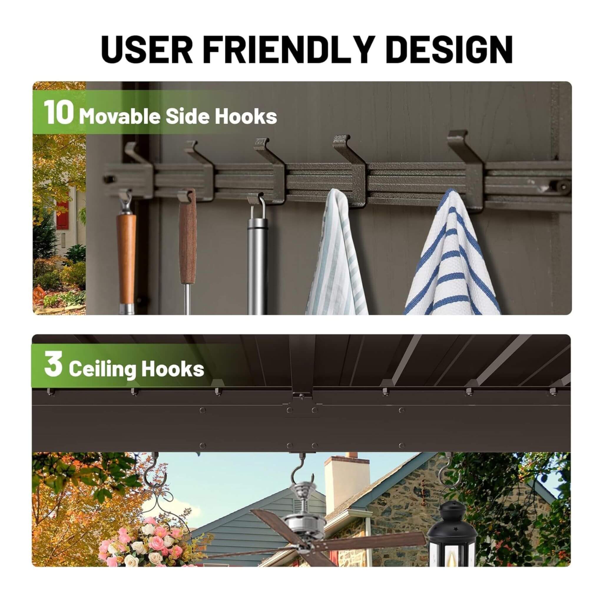 Alora Premium Outdoor Hardtop Grill Gazebo With Shelves [09X10FT]