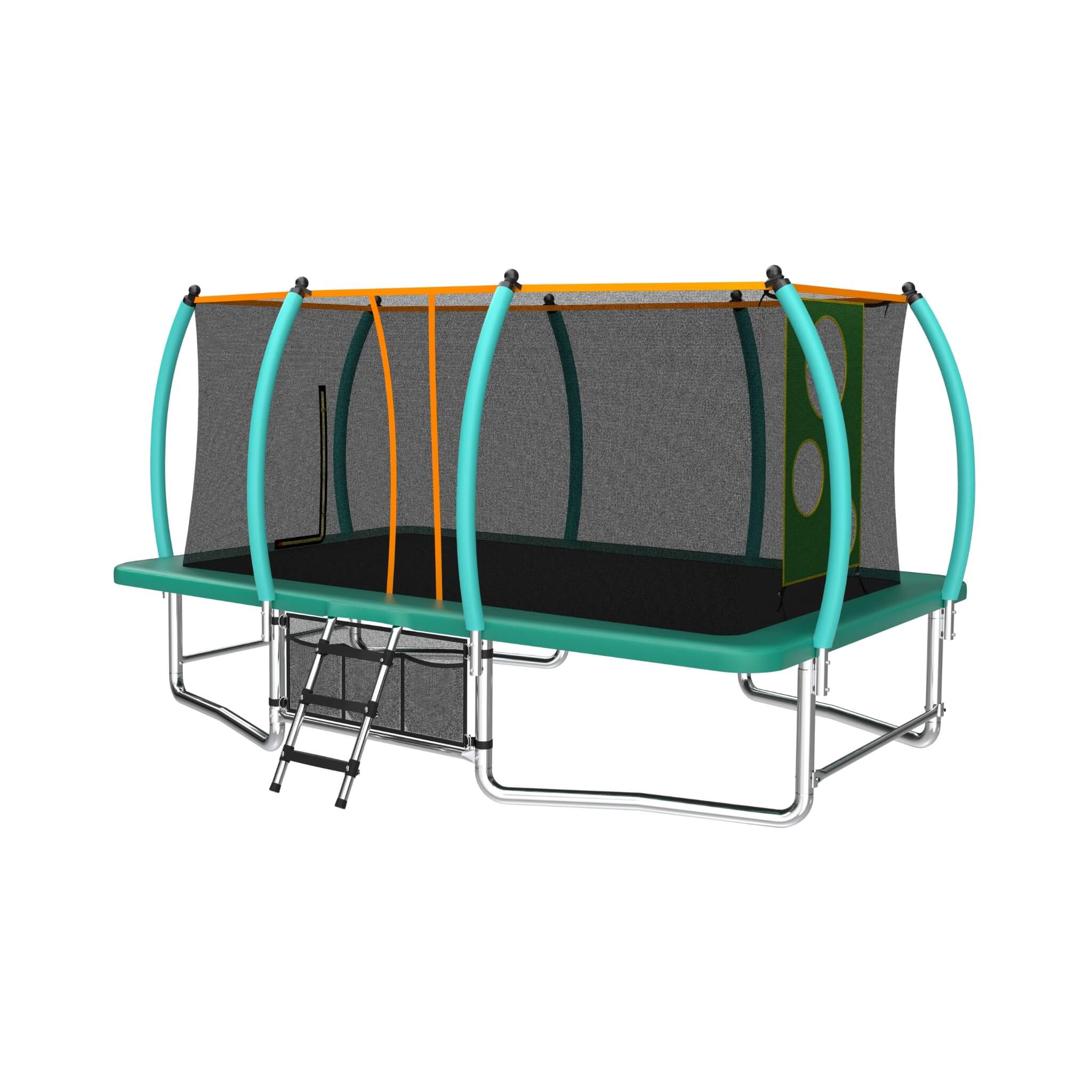 [10X16FT] Large Outdoor Rectangular Trampoline With Netting