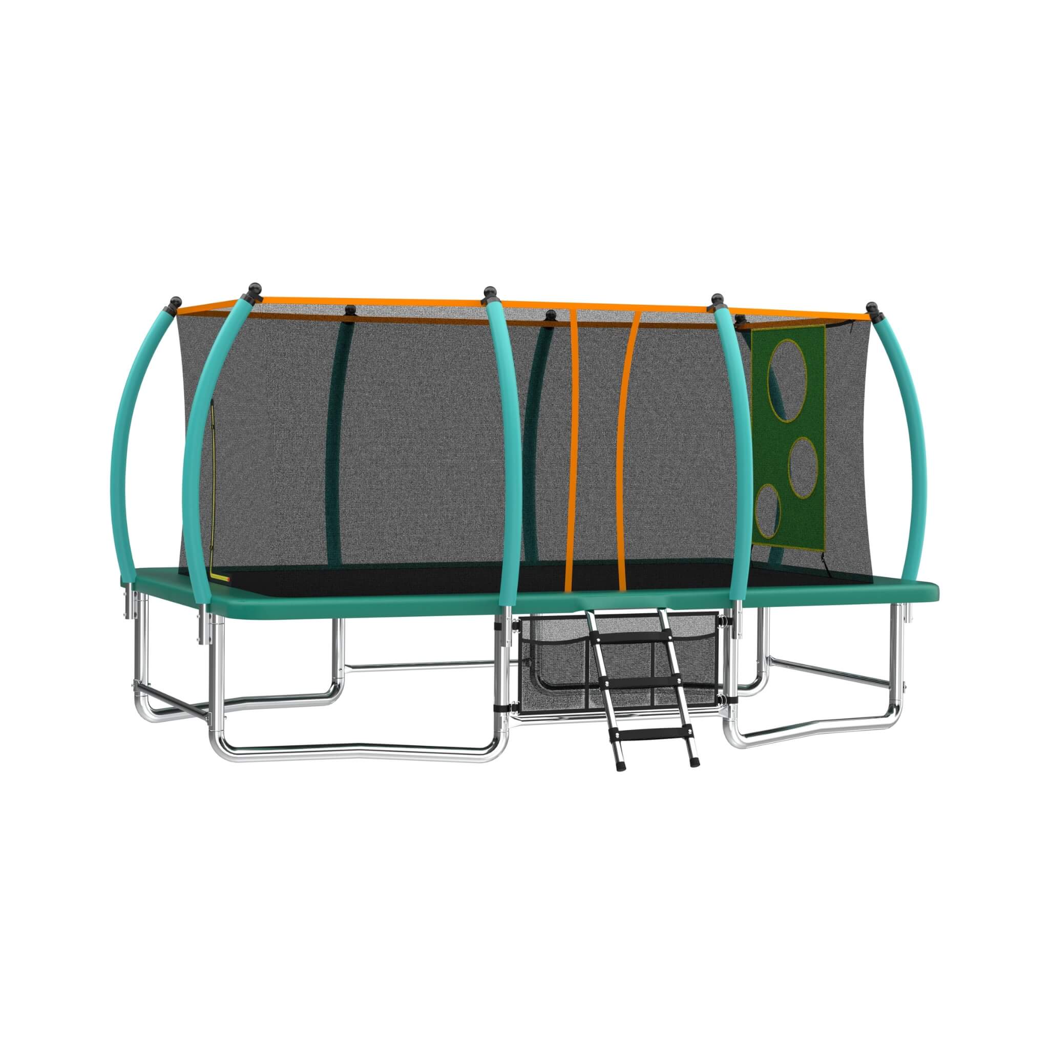 [10X16FT] Large Outdoor Rectangular Trampoline With Netting