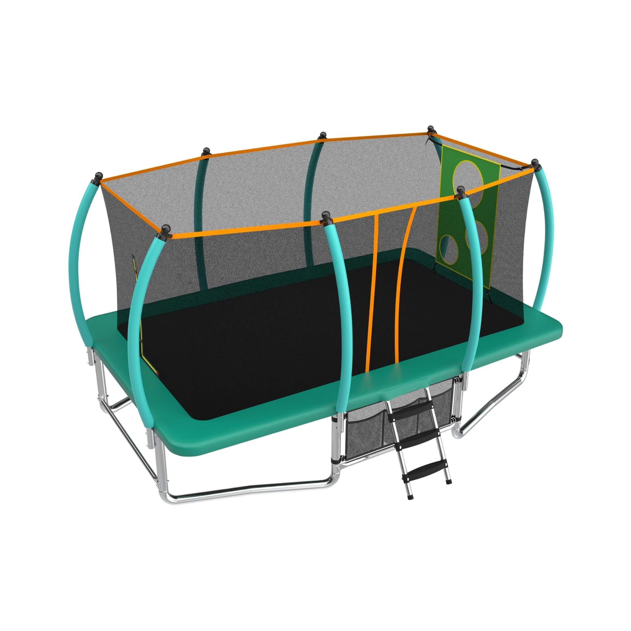 [10X16FT] Large Outdoor Rectangular Trampoline With Netting