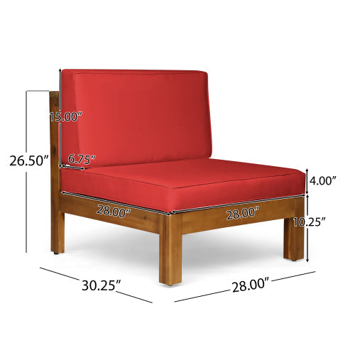 Brava X-Back 3 Seater Outdoor Sectional Sofa Set