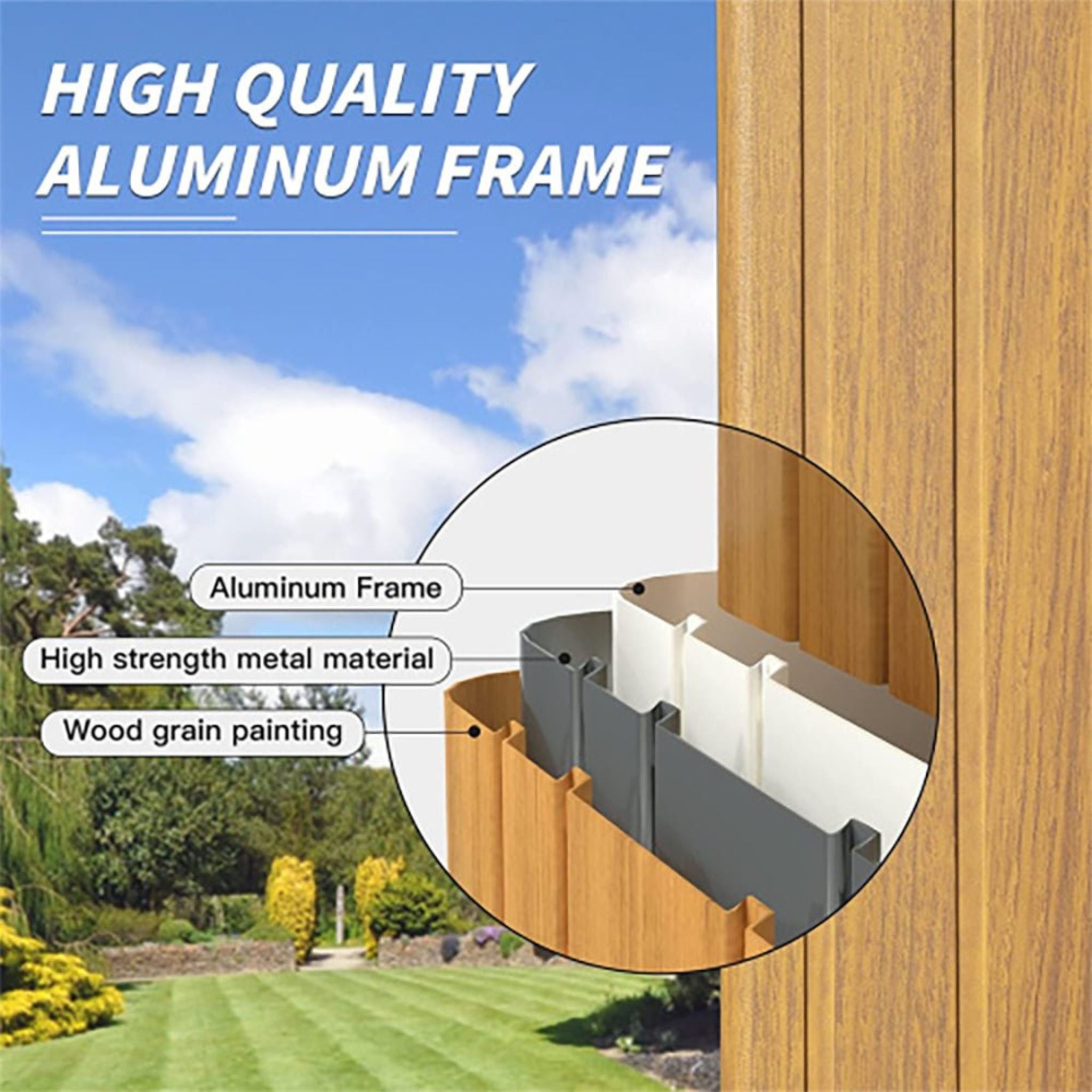 Premium Outdoor Double-Layer Galvanized Steel Hardtop Gazebo Pergola For Patio [12X20FT]