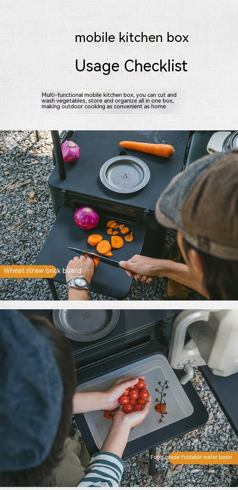 Outdoor Mobile Camping Kitchen