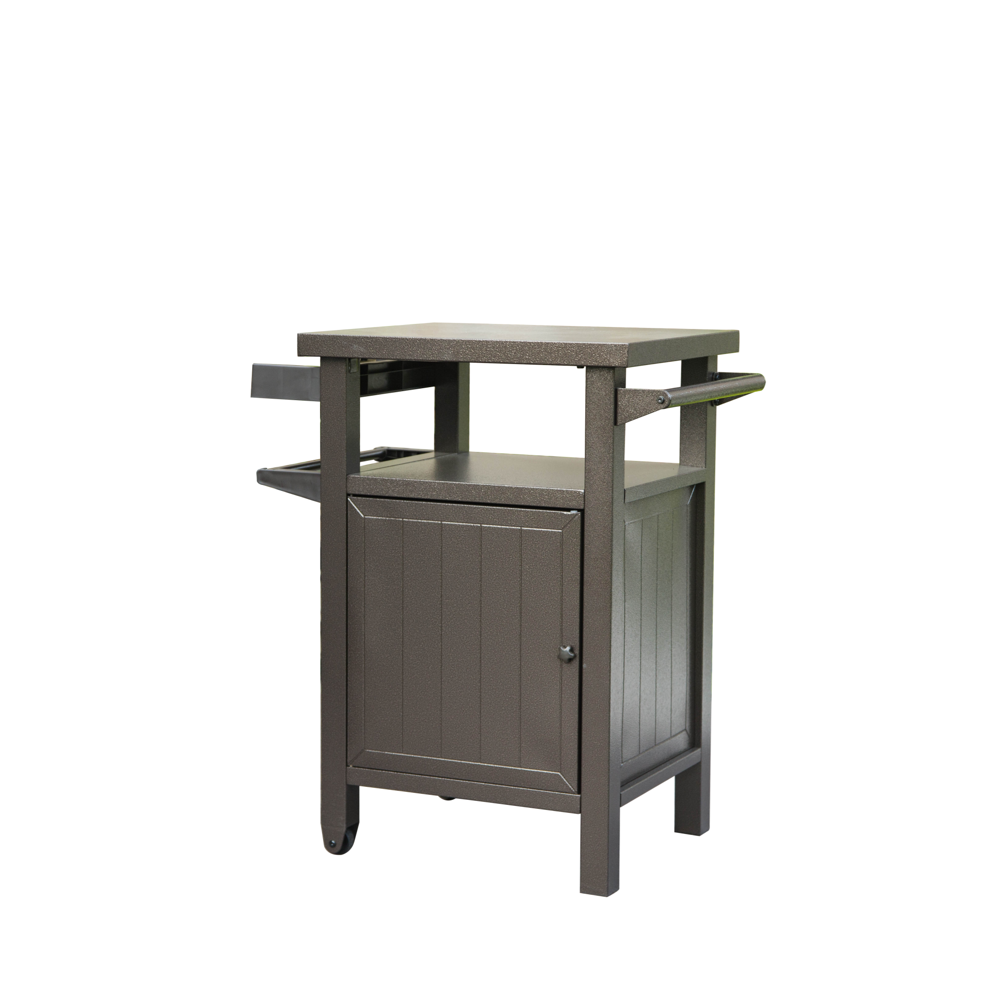 Grill Cart Outdoor with Storage and Wheels