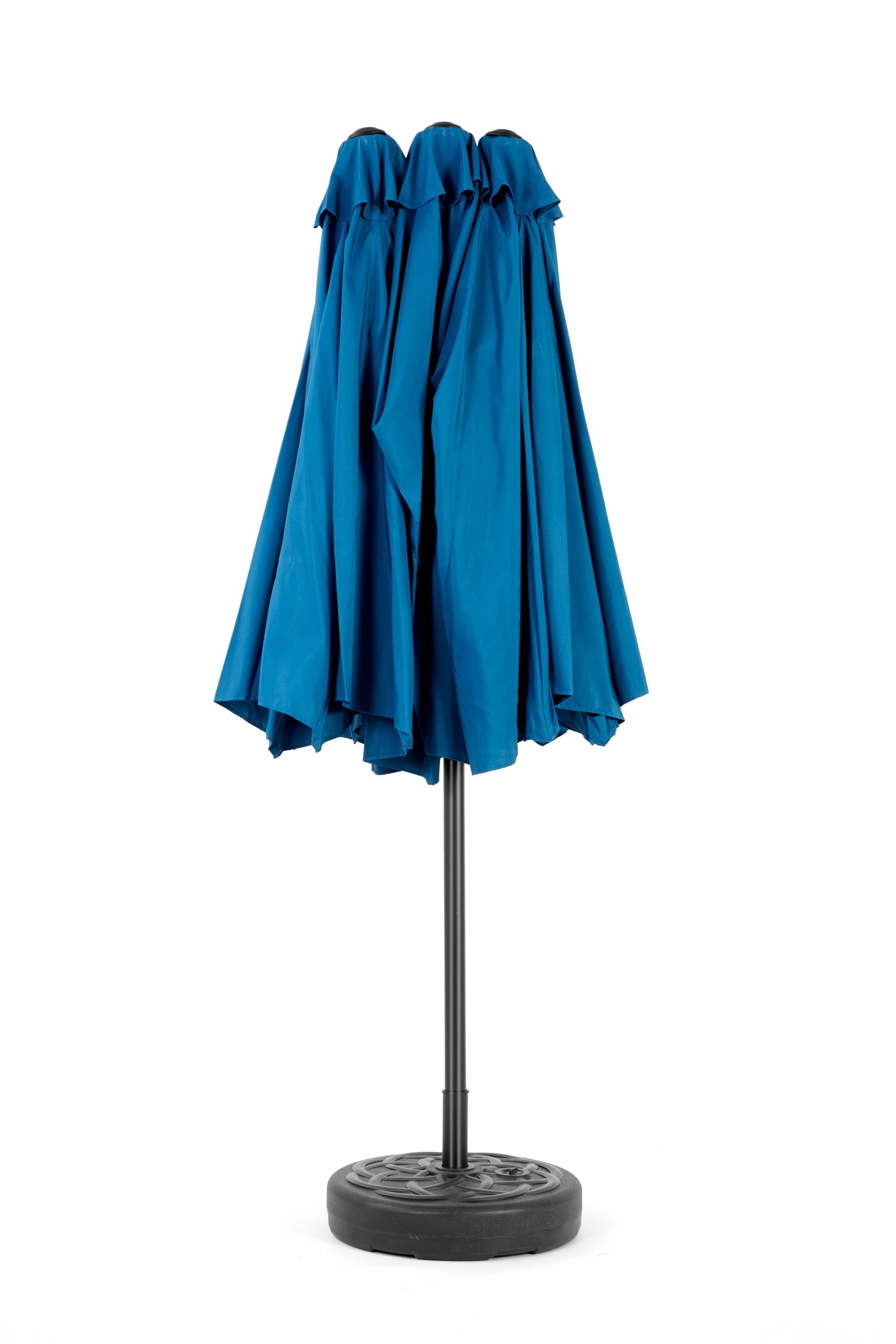 14.8 Ft Double Sided Outdoor Umbrella Rectangular Large with Crank