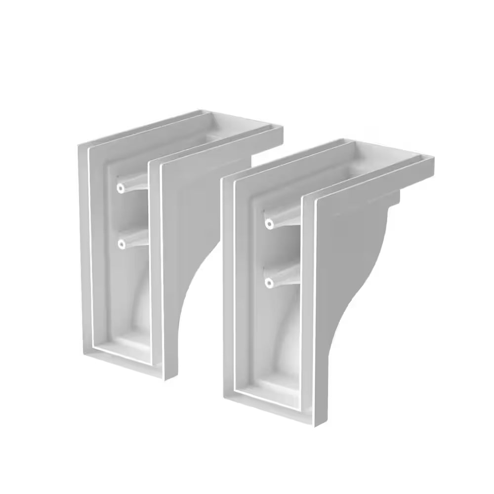 Yorkshire White Vinyl Decorative Corbel