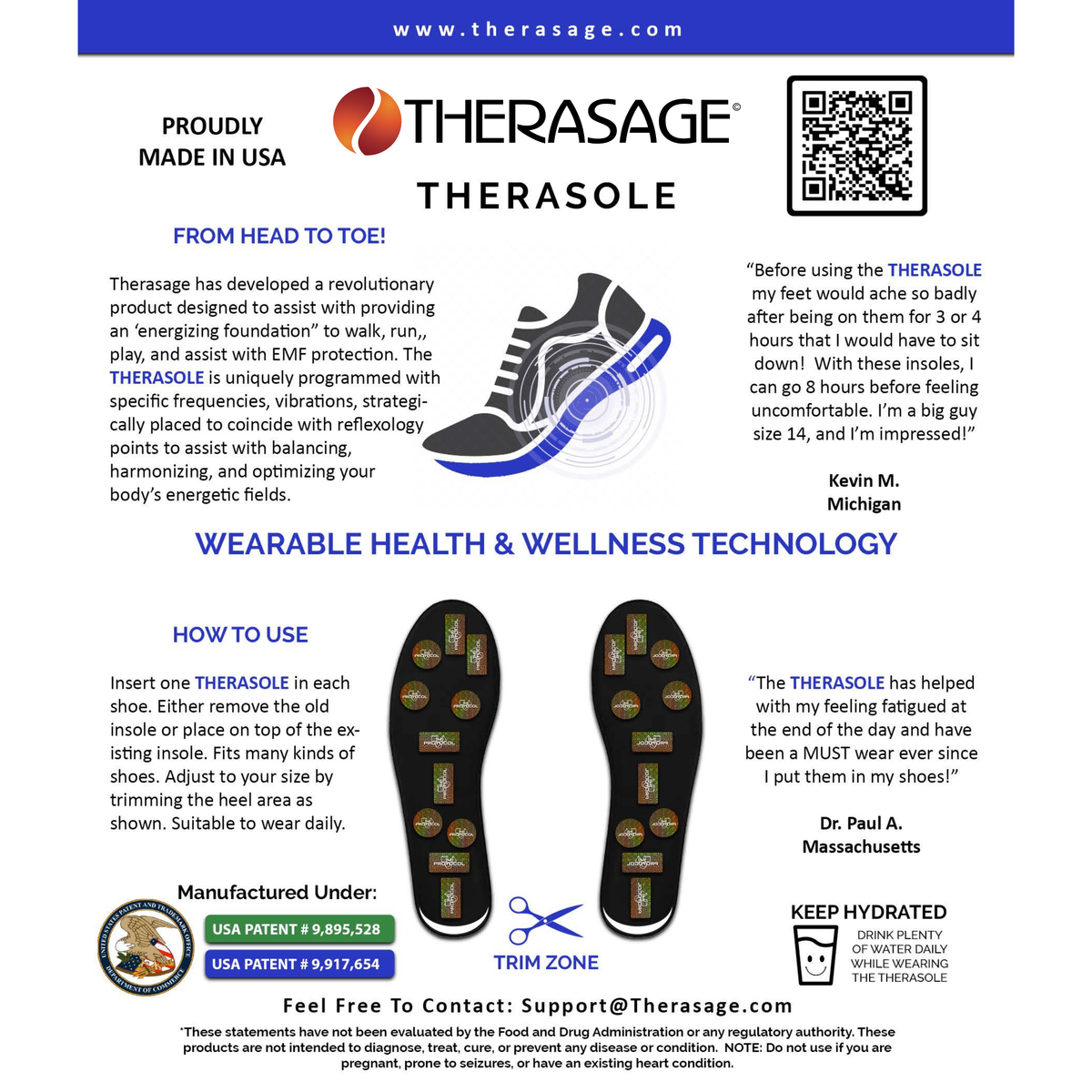 TheraSole - Shoe Insoles