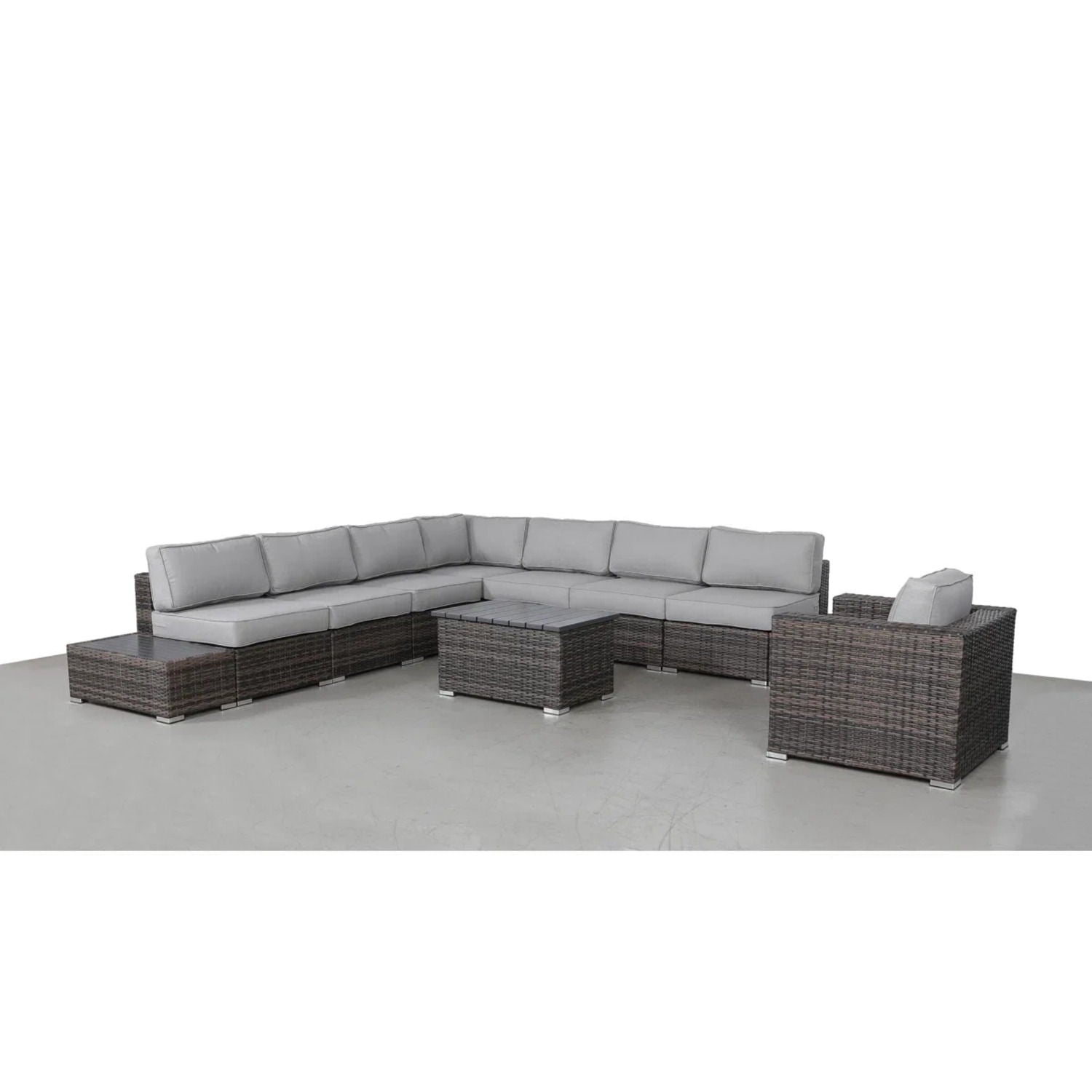 Stylish Entertainment Sectional Set, Outdoor Living