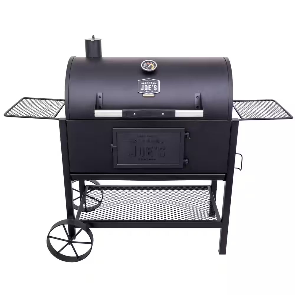Judge Charcoal Smoker and Grill with 540 Sq. In. Cooking Area in Black