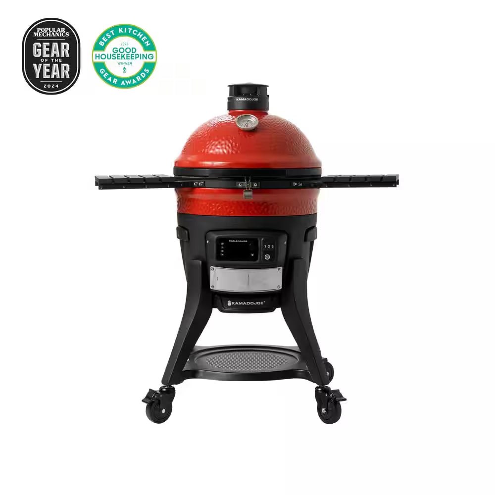 Konnected Joe 18 In. Digital Charcoal Grill and Smoker with Auto-Ignition and Wi-Fi Temperature Control