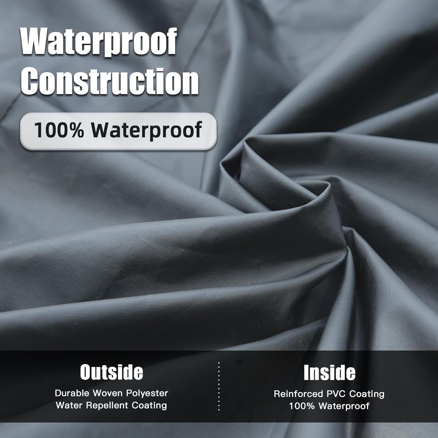 Waterproof Patio Lounge Chair Cover - Heavy Duty Outdoor Protection