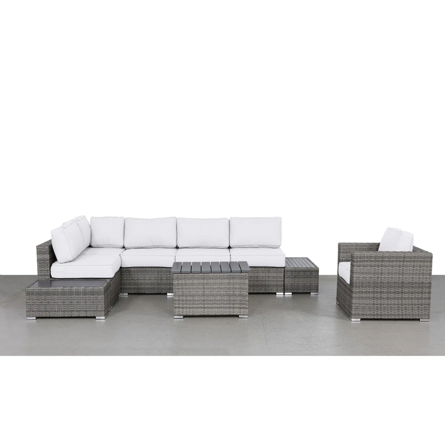 Stylish Entertainment Sectional Set, Outdoor Living