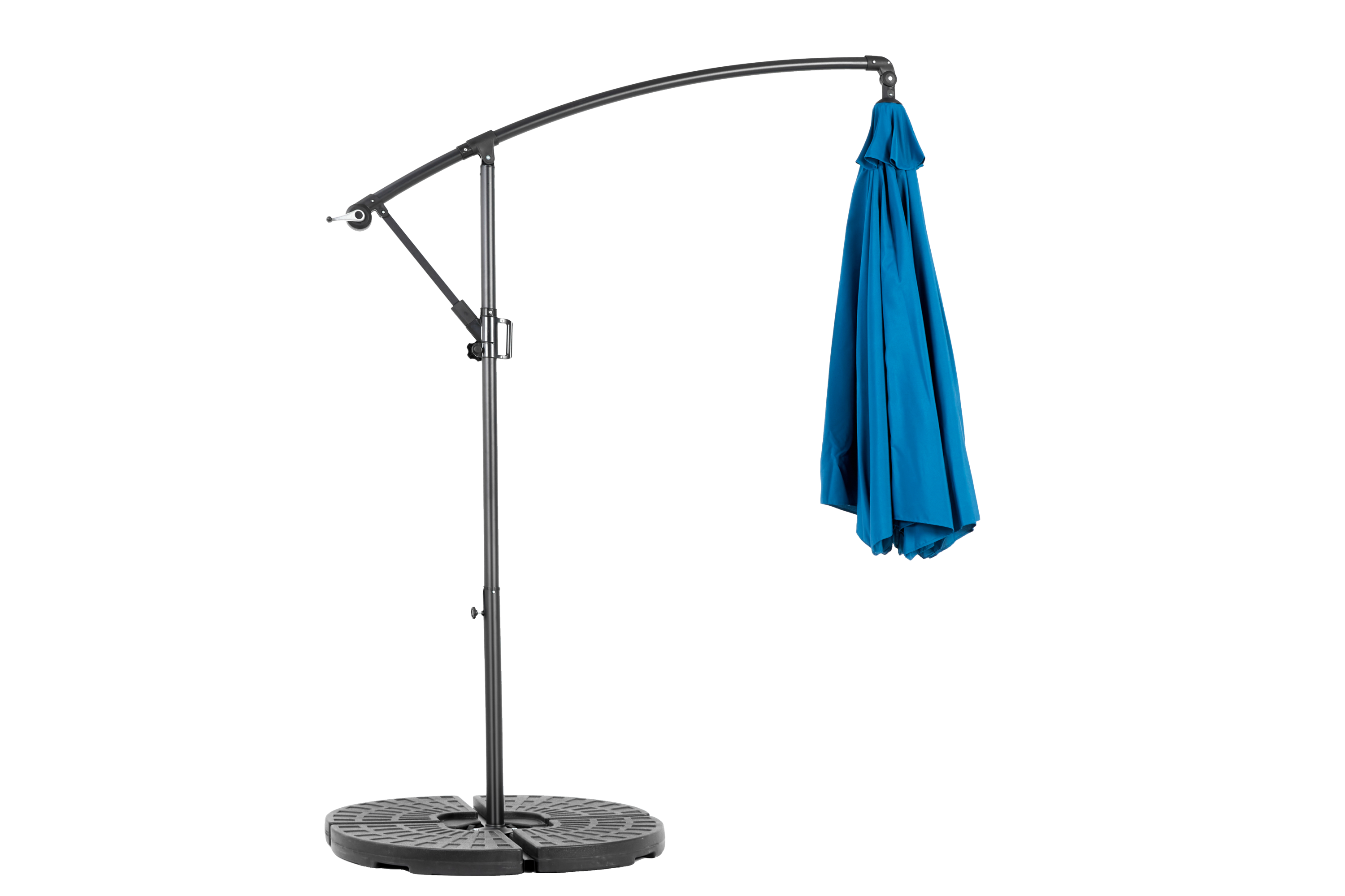 10ft Offset Hanging Market Patio Umbrella with Easy Tilt Adjustment