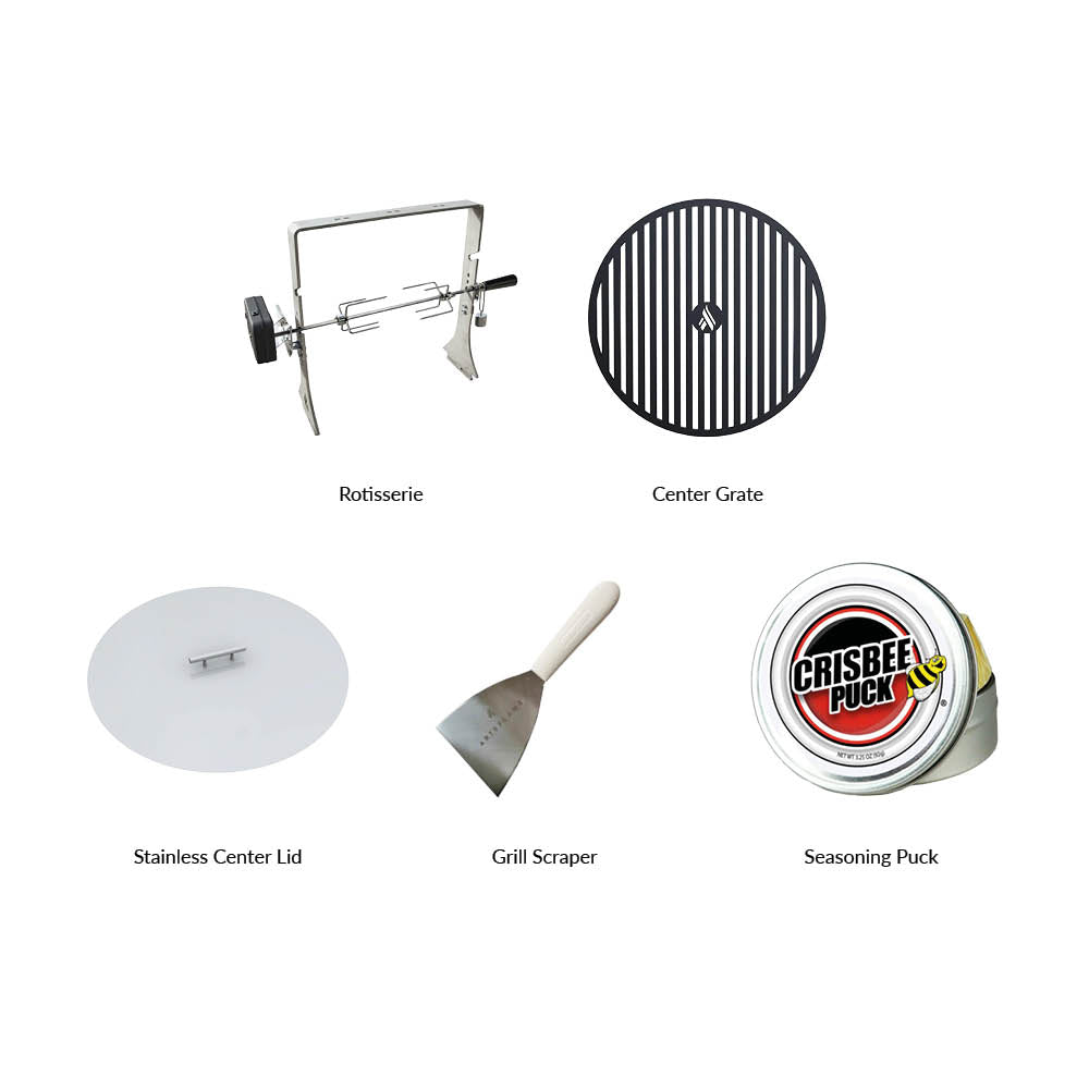 Arteflame 40″ Platinum Series — Stainless Fire Bowl Flat-Top Grill with Storage Base