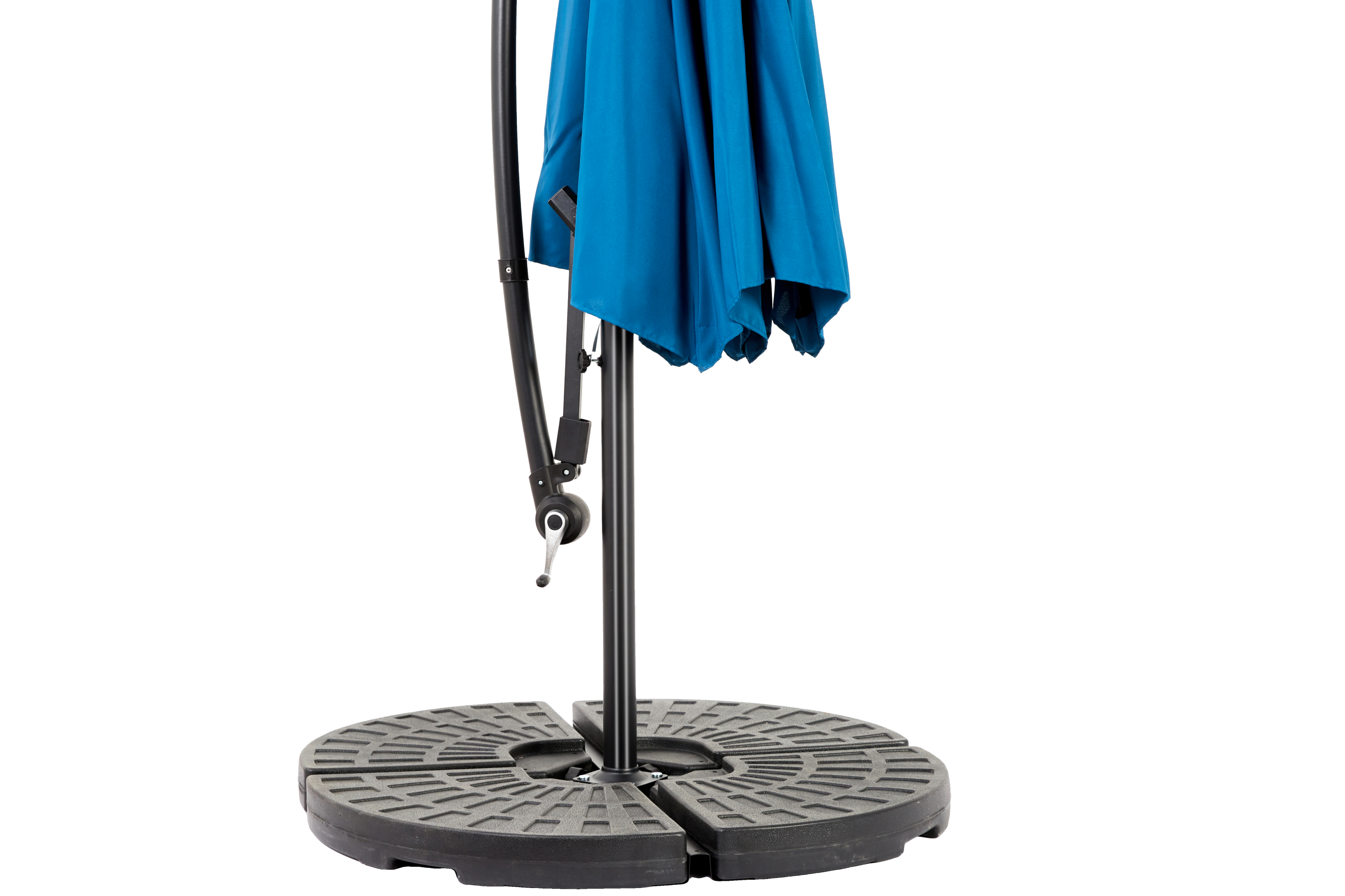 10ft Offset Hanging Market Patio Umbrella with Easy Tilt Adjustment