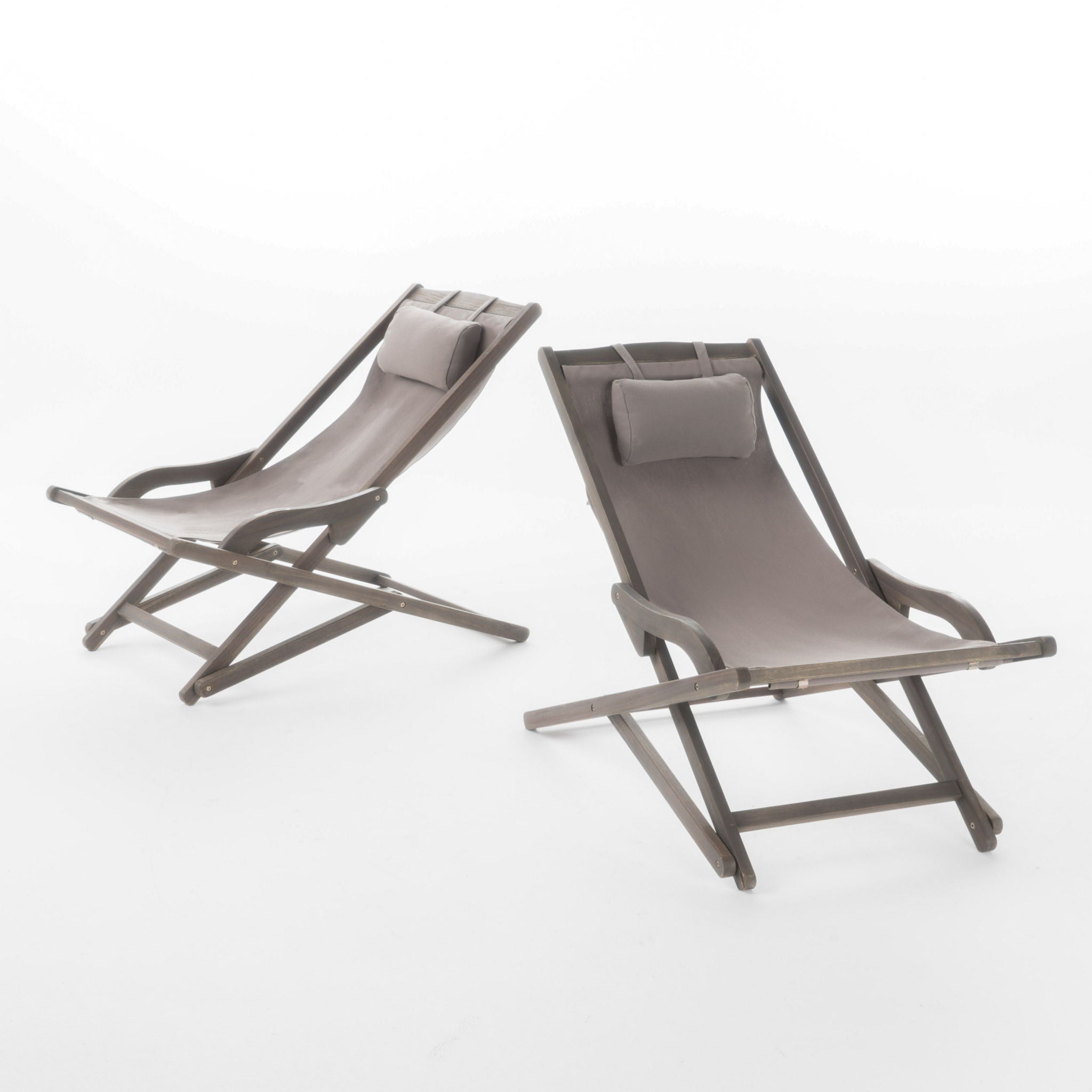 Arcadia Outdoor Sling Chair With Pillow