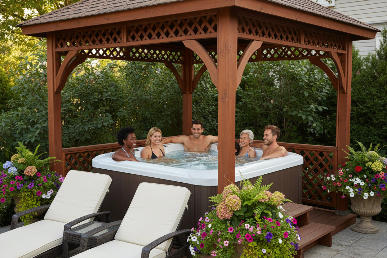 CSC Montana 6-Person 240V Luxury 34-Jet Spa With Aromatherapy [LS5K] (SAK28751)