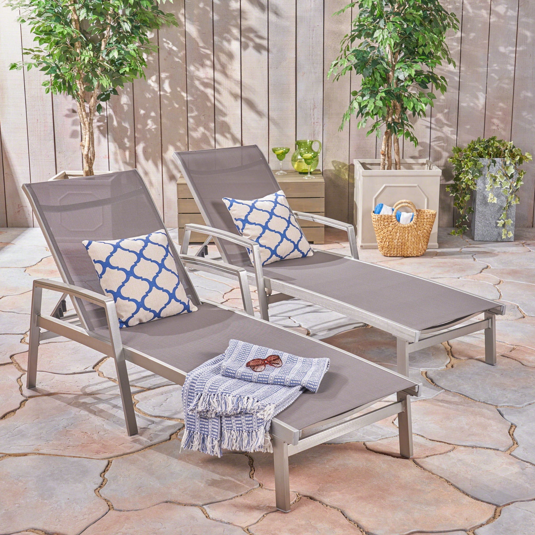 Oxton Chaise Lounge Stylish Outdoor Seating