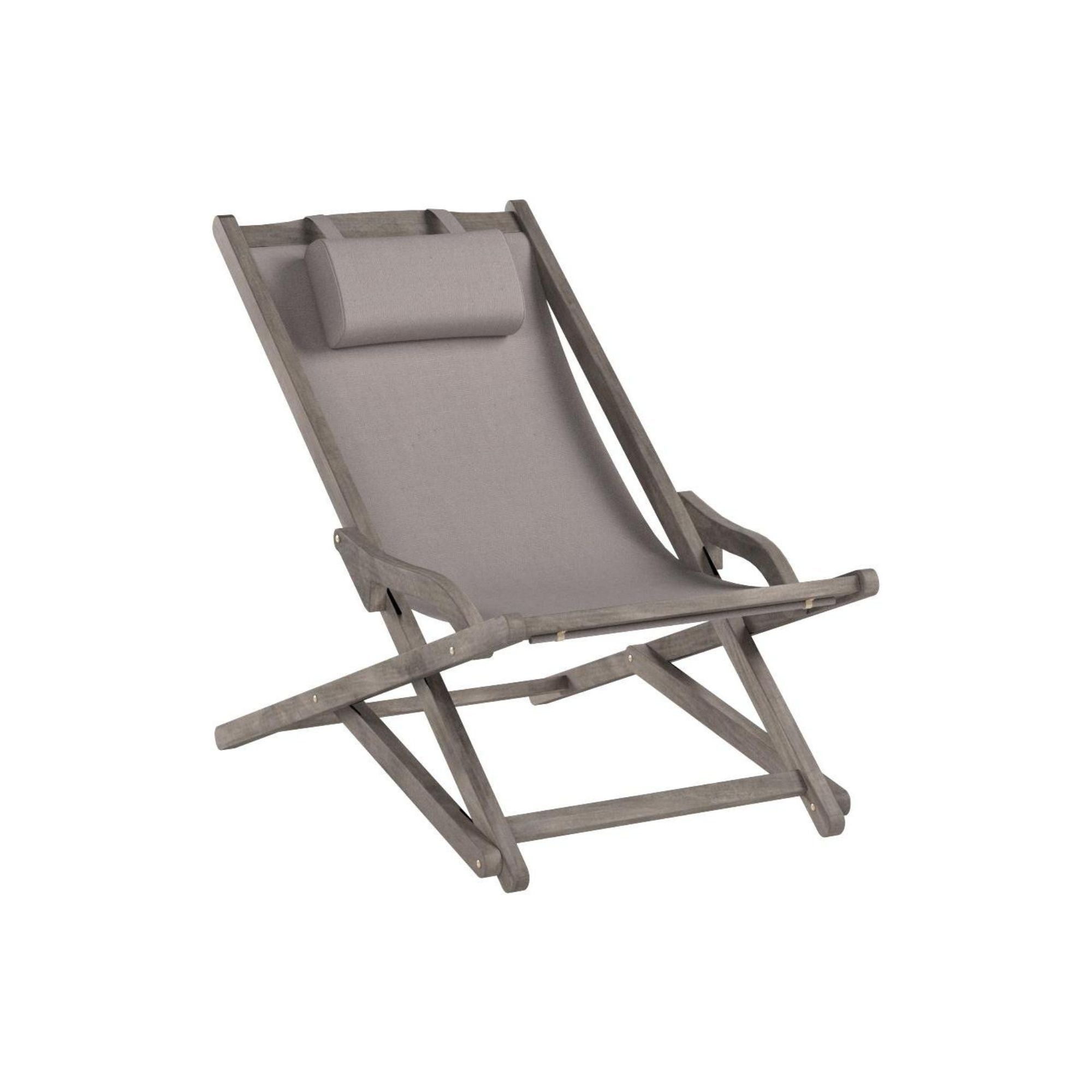 Arcadia Outdoor Sling Chair With Pillow