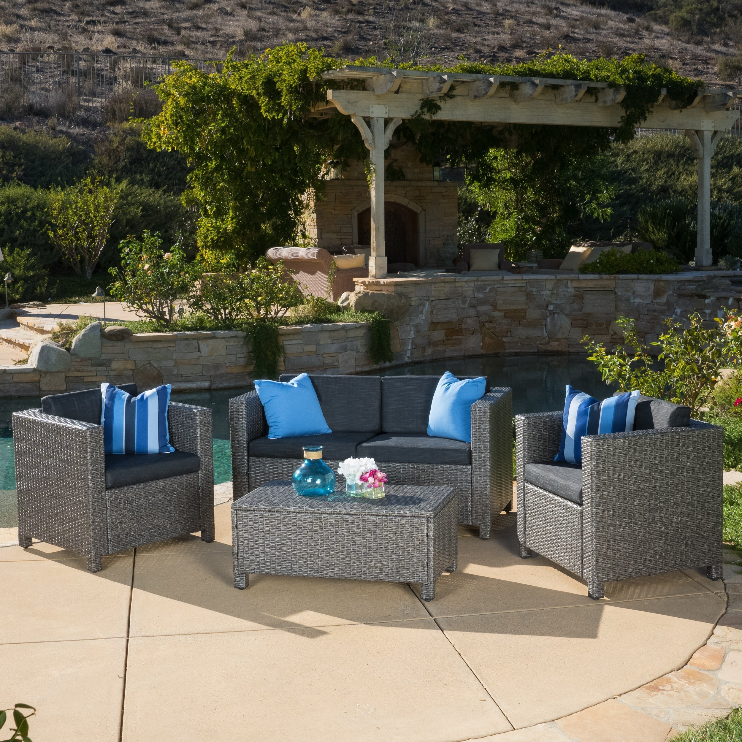 Puerta 4-Piece Outdoor Furniture Set by GigaTech