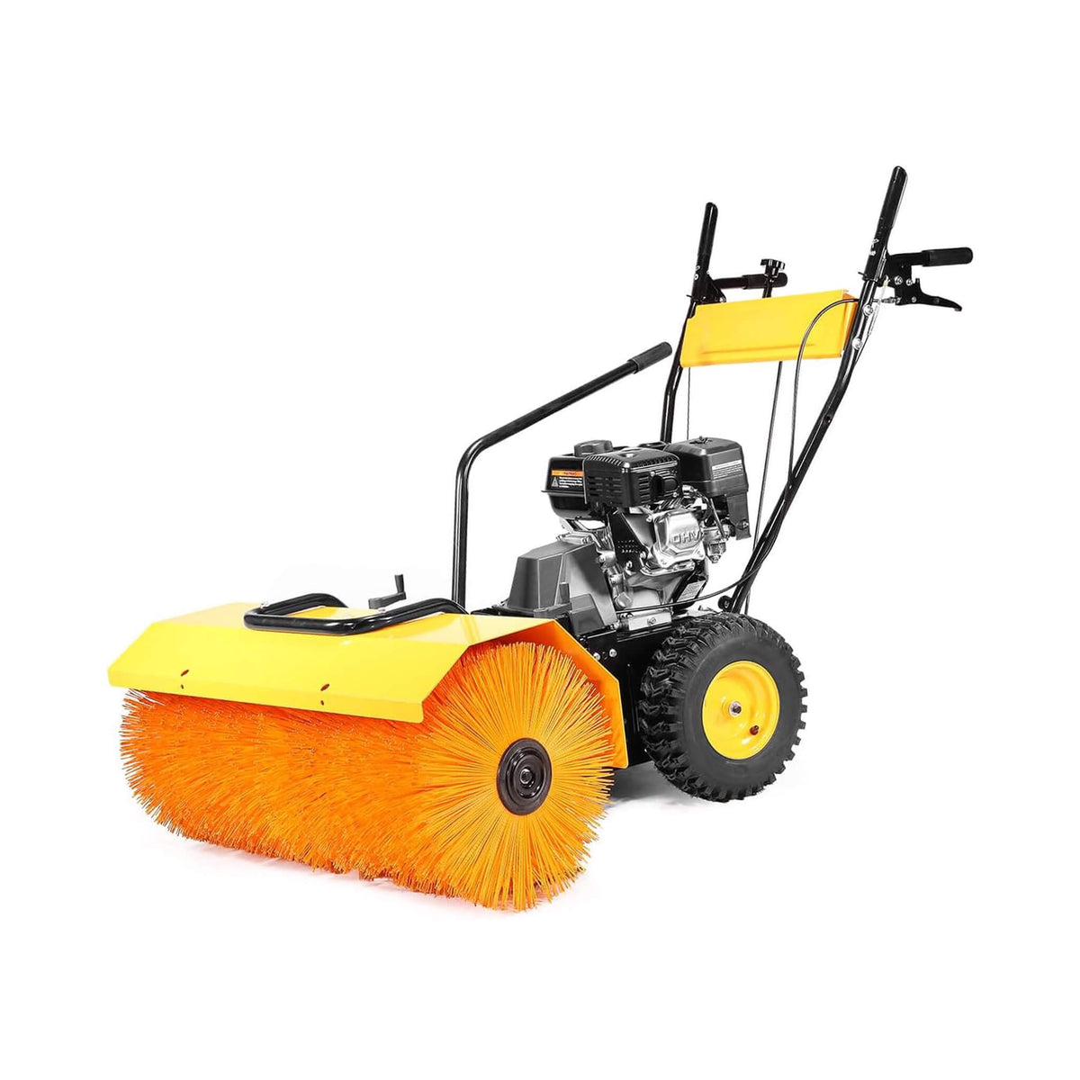 Heavy-Duty 7HP 31-Inch Commercial Walk-Behind Gas-Powered Sweeper