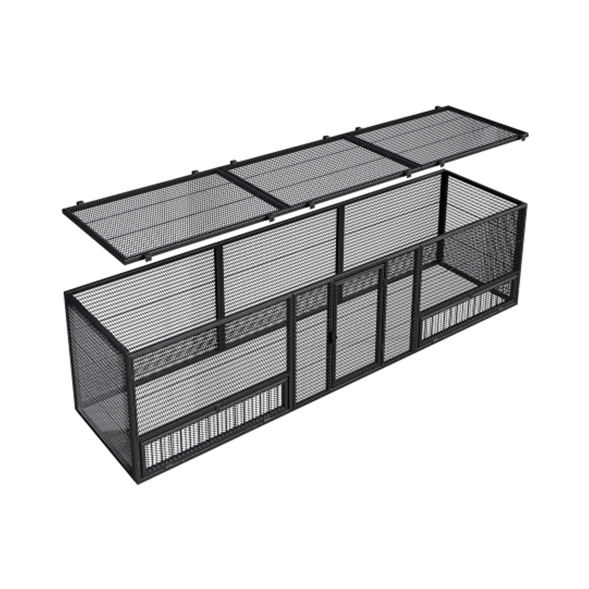 83-Inch Heavy-Duty Outdoor Metal Chicken Coop