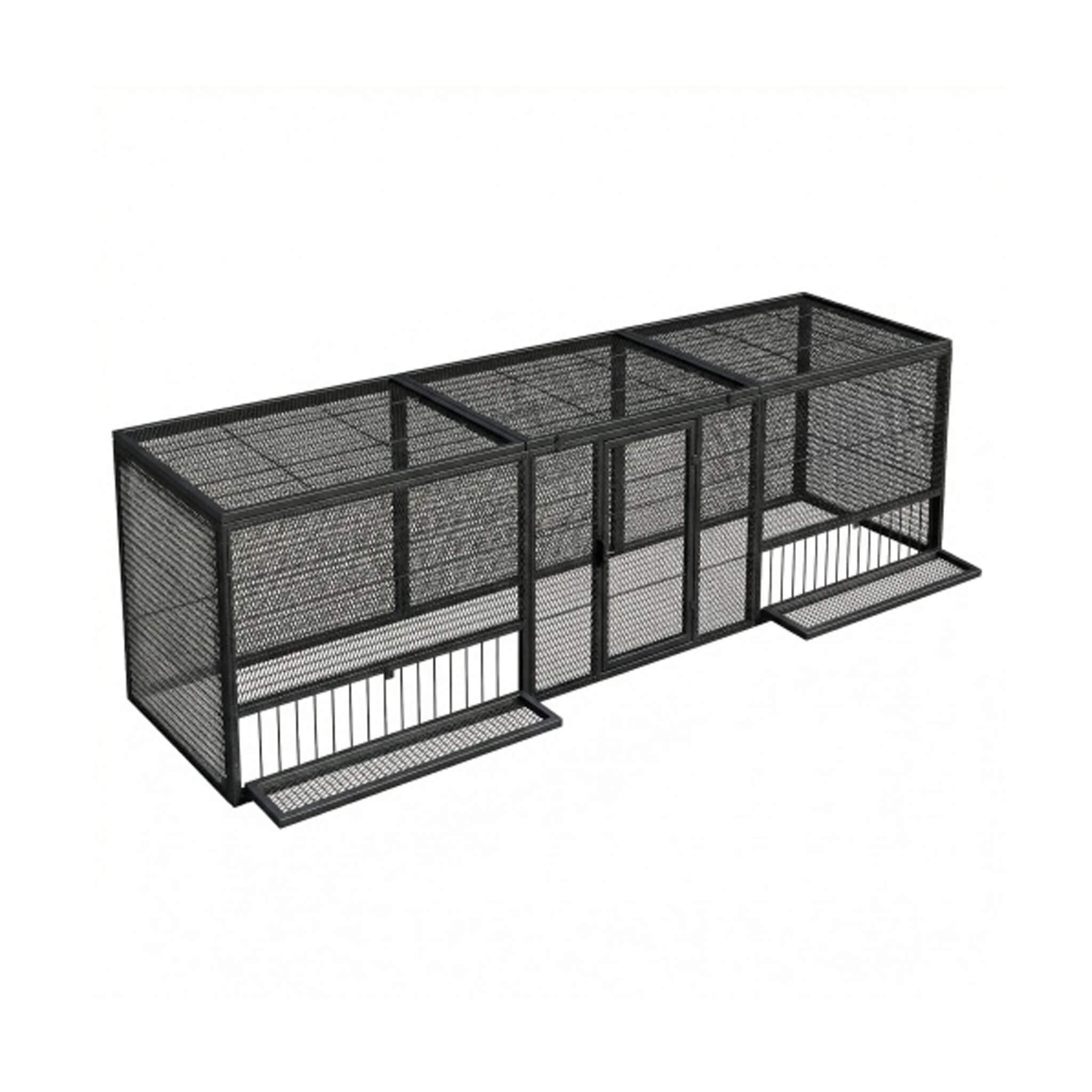 83-Inch Heavy-Duty Outdoor Metal Chicken Coop
