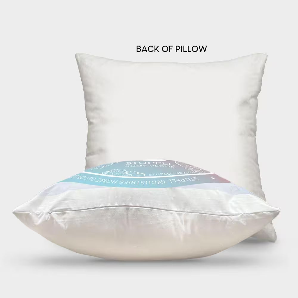 Beach Friends Tropical Ocean Sun Hat Tan Square Outdoor Throw Pillow