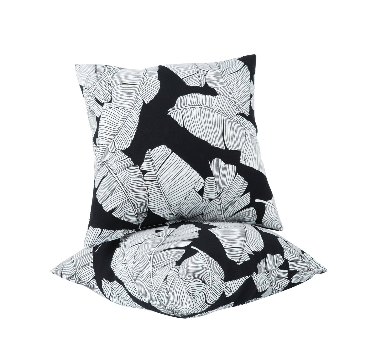 Waterproof Outdoor Throw Pillows 2 Pack with Fade-Resistant Fabric