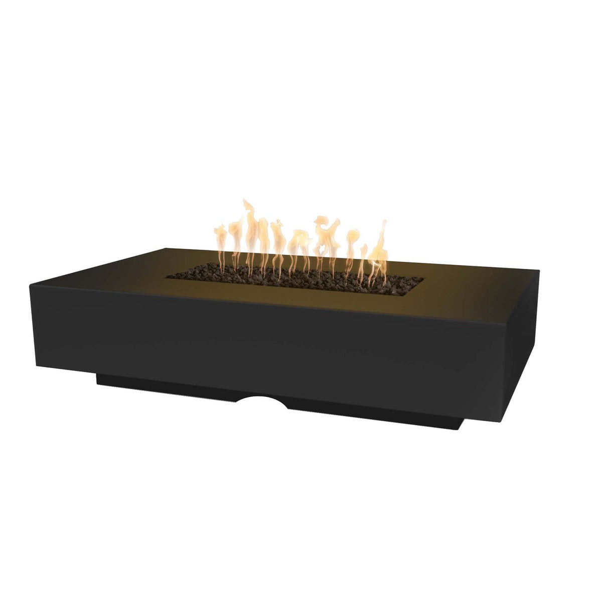 Cabo Linear 56" GFRC Concrete Fire Pit by The Outdoor Plus