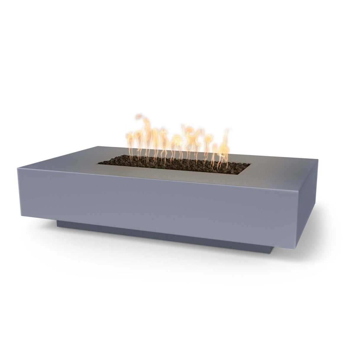Cabo Linear 66" GFRC Concrete Fire Pit by The Outdoor Plus