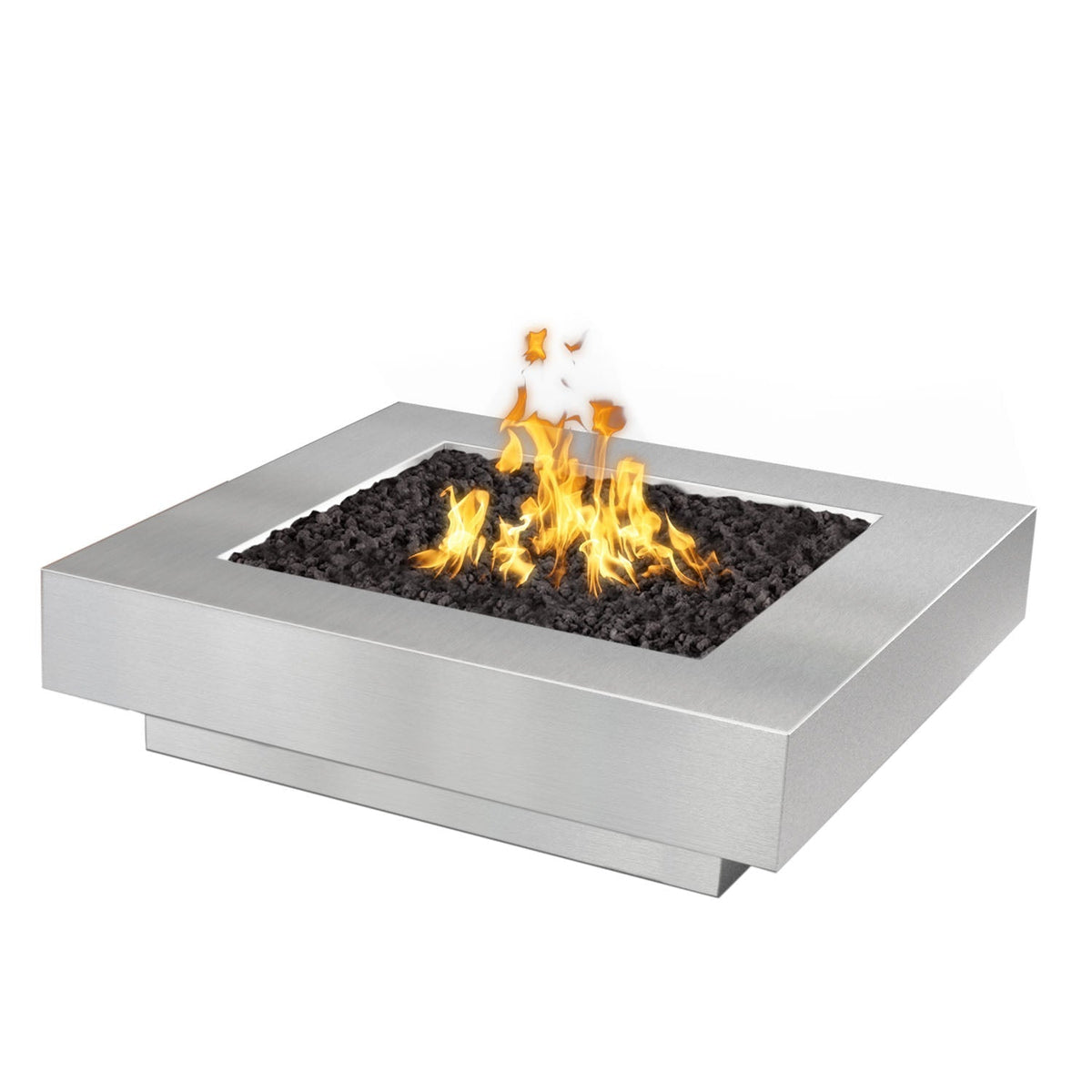 Cabo Square 60" Metal Collection Fire Pit by The Outdoor Plus