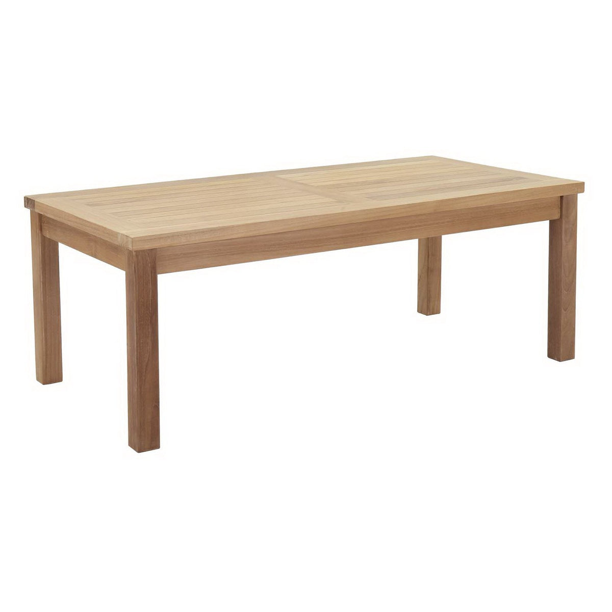 Marina 5 Piece Outdoor Patio Teak Set by Modway - Natural Gray / Natural Navy / Natural White (EEI-1477)