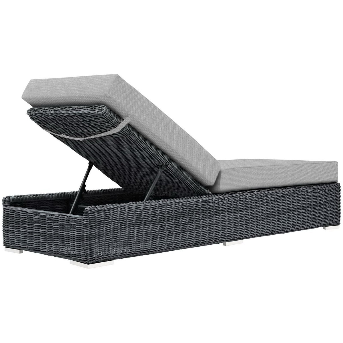Summon Outdoor Patio Sunbrella® Chaise Lounge by Modway