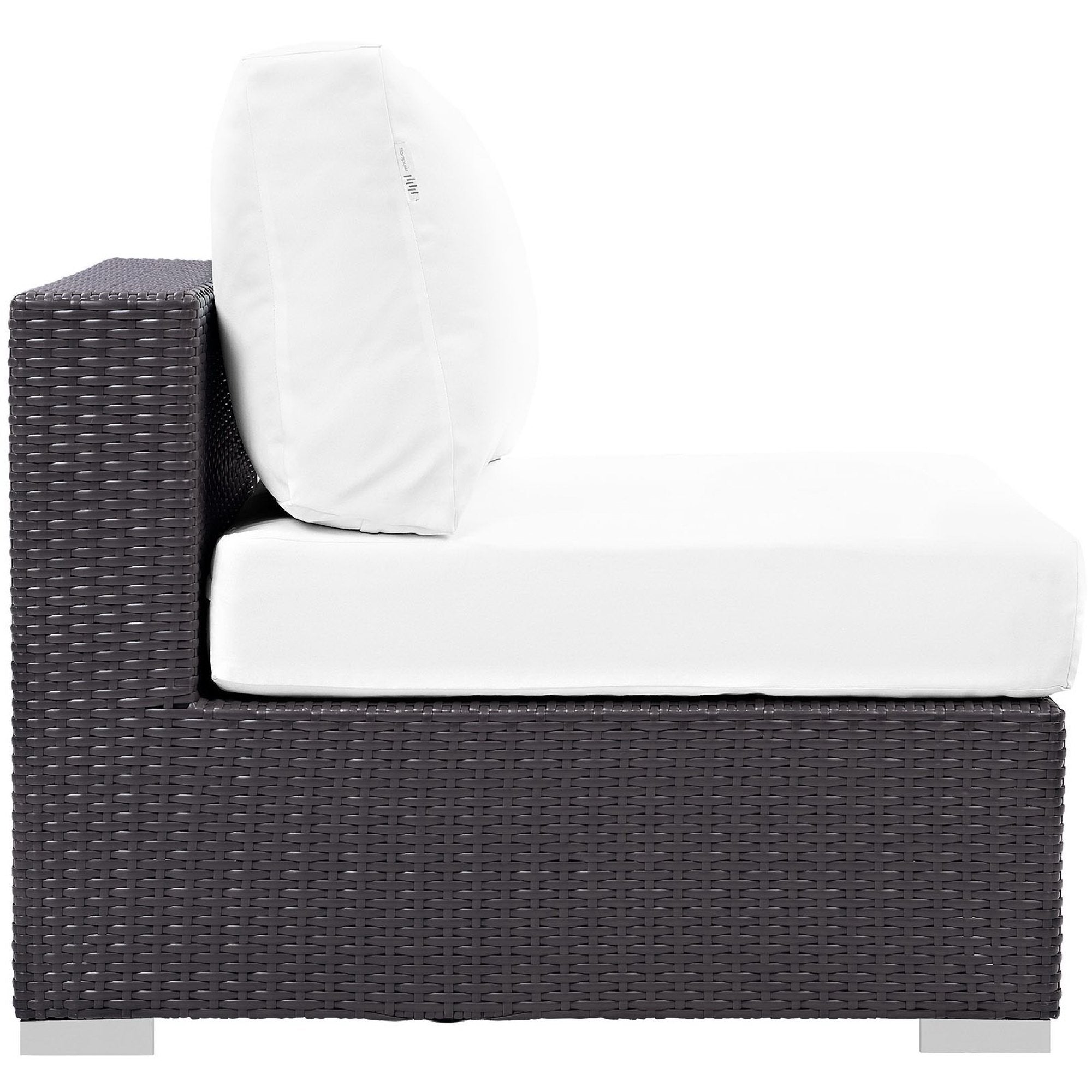 Convene Outdoor Patio Armless Chair by Modway