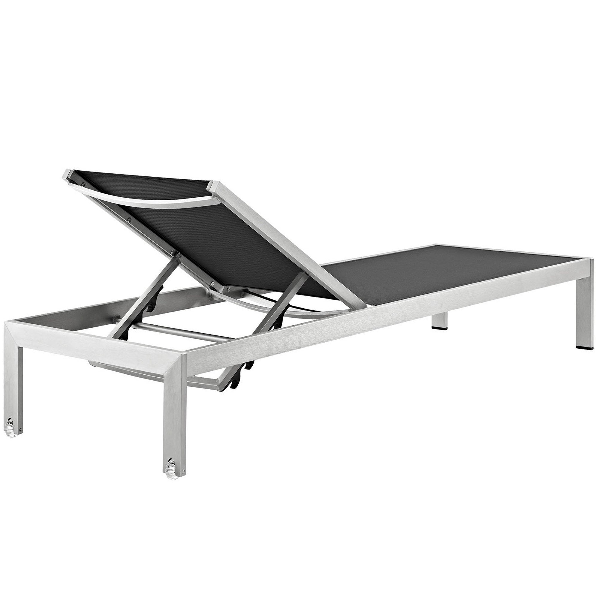 Shore Outdoor Patio Aluminum Chaise Set of 4 by Modway