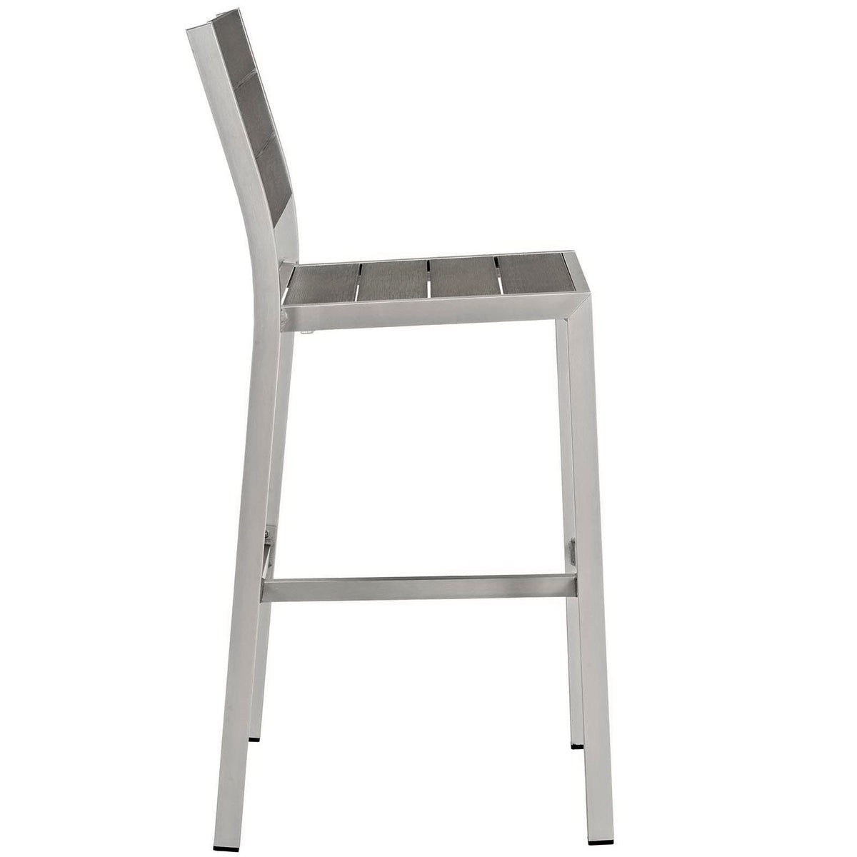 Shore 3 Piece Outdoor Patio Aluminum Pub Set by Modway - EEI-3158