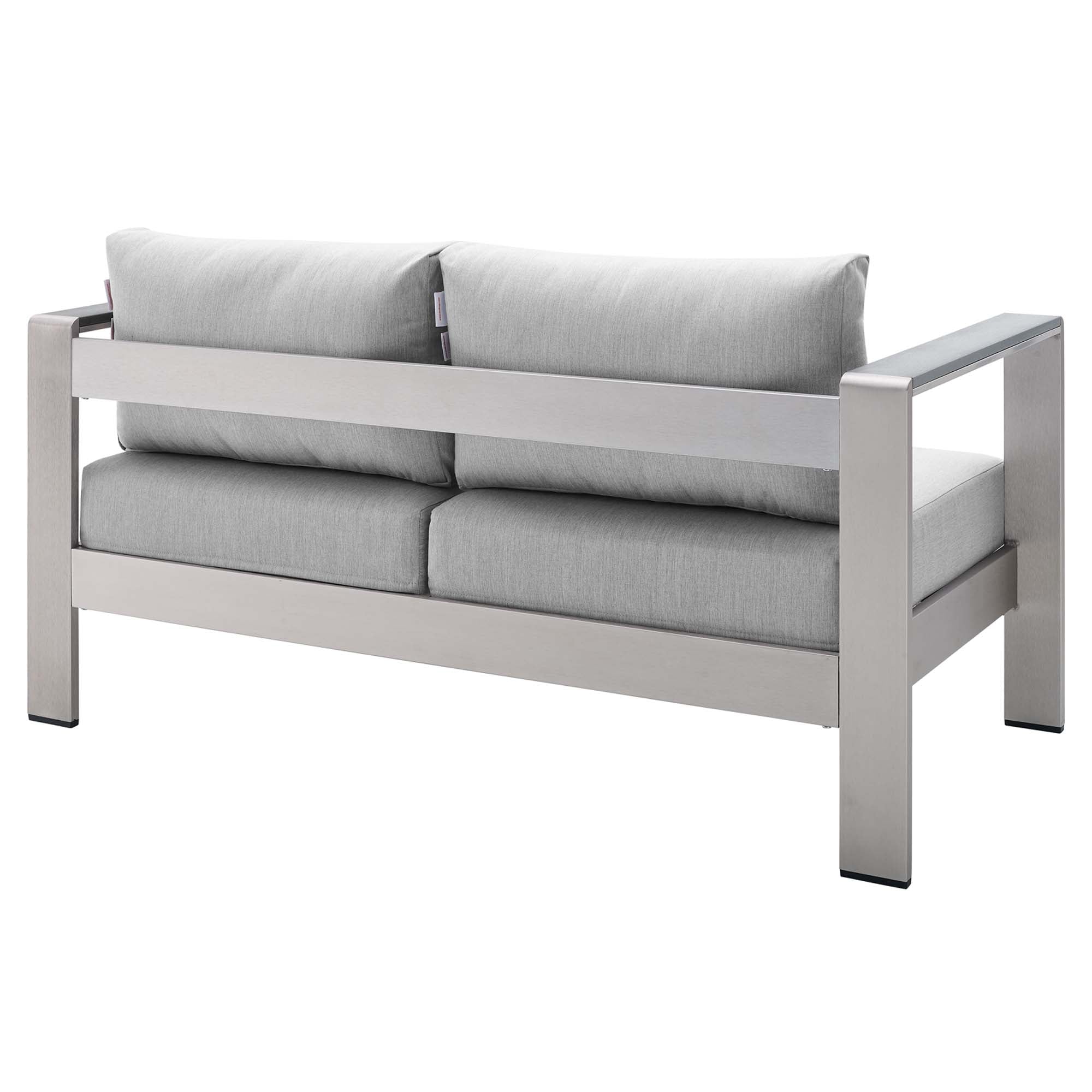 Shore 7 Piece Sunbrella Fabric Outdoor Patio Aluminum Set by Modway