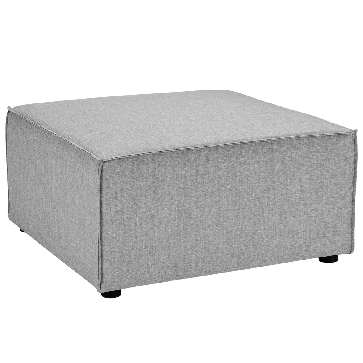 Saybrook 5-Piece Outdoor Patio Upholstered Sectional Sofa by Modway - Gray / Navy / White (EEI-4382)