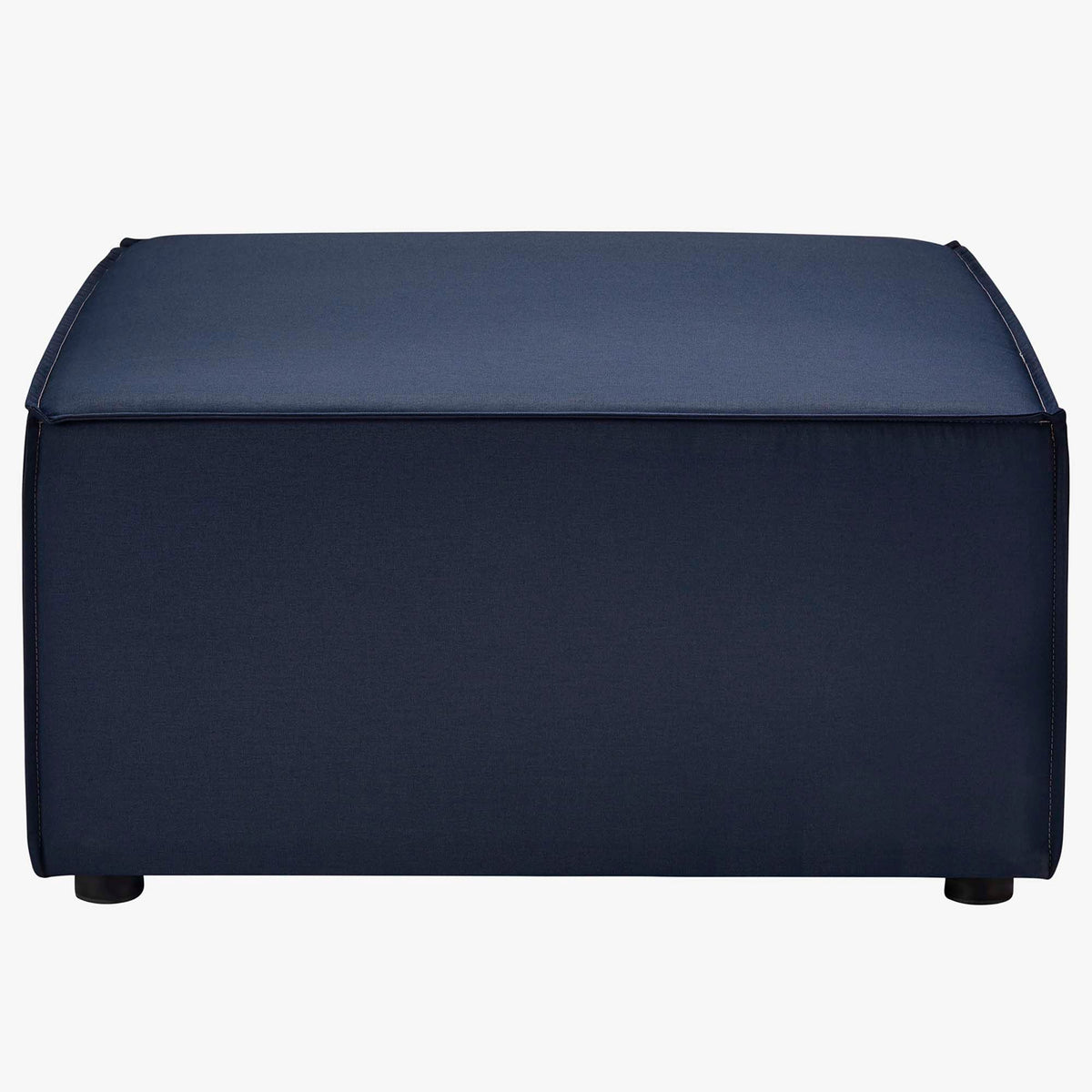 Saybrook 5-Piece Outdoor Patio Upholstered Sectional Sofa by Modway - Gray / Navy / White (EEI-4382)