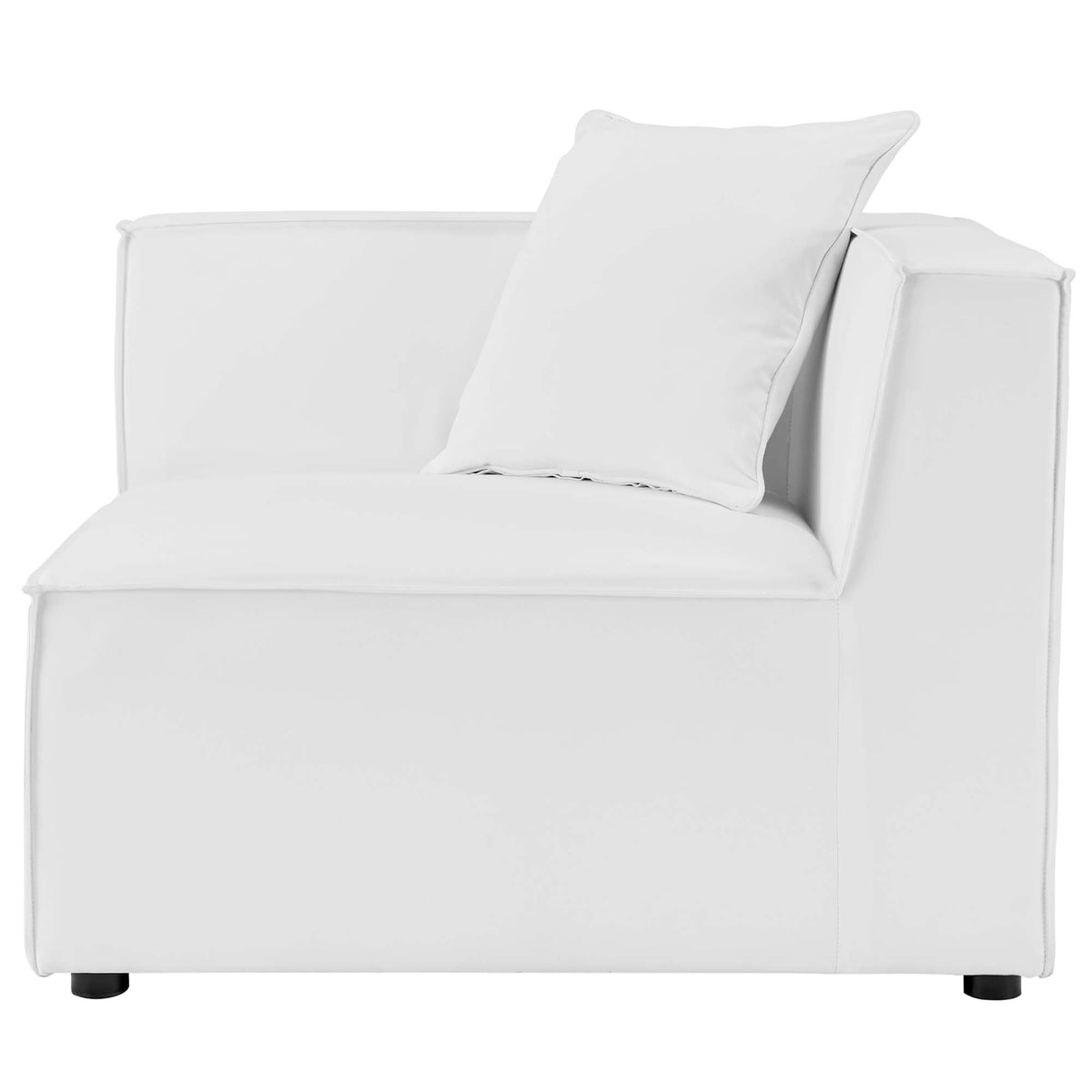 Saybrook 5-Piece Outdoor Patio Upholstered Sectional Sofa by Modway - Gray / Navy / White (EEI-4382)