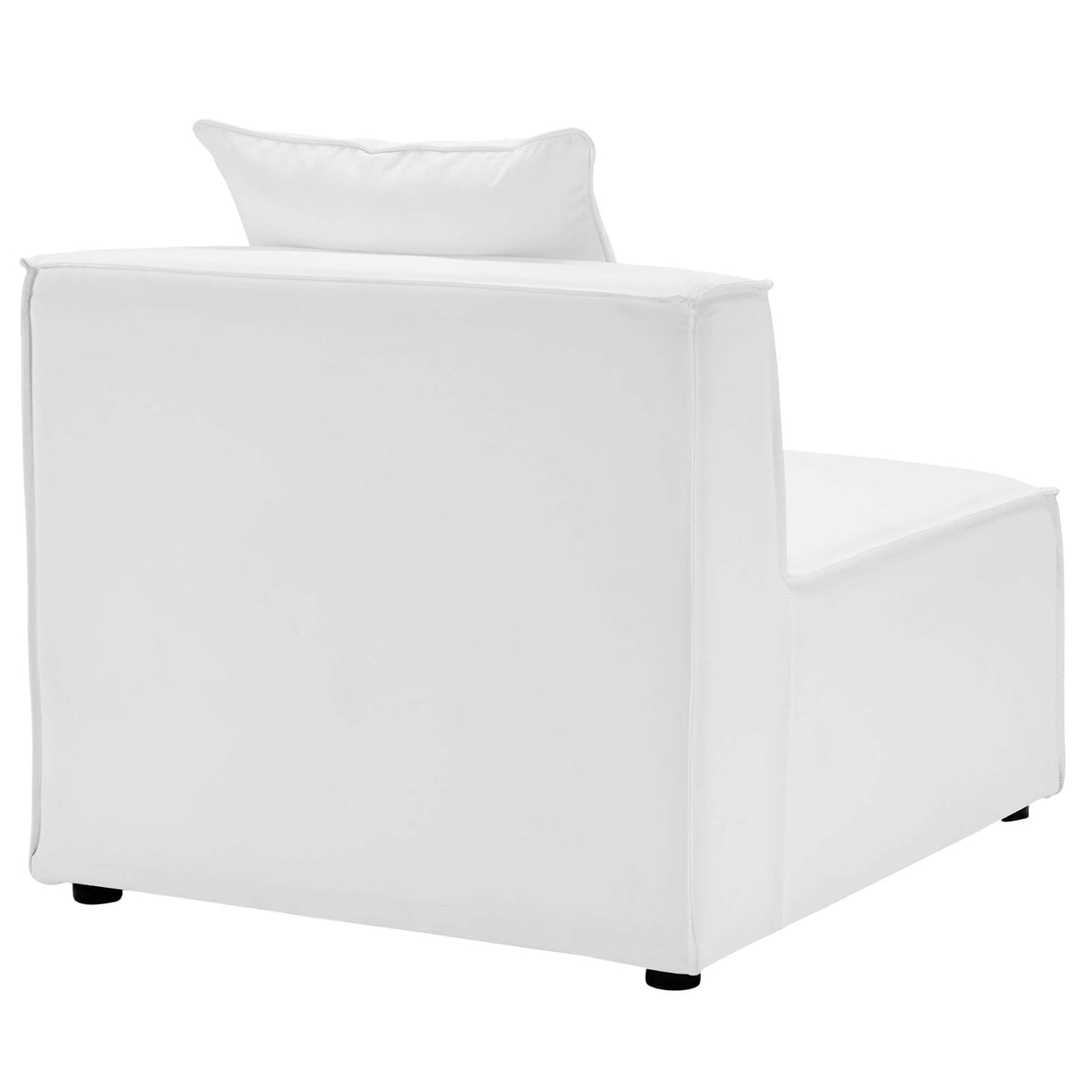 Saybrook 5-Piece Outdoor Patio Upholstered Sectional Sofa by Modway - Gray / Navy / White (EEI-4382)