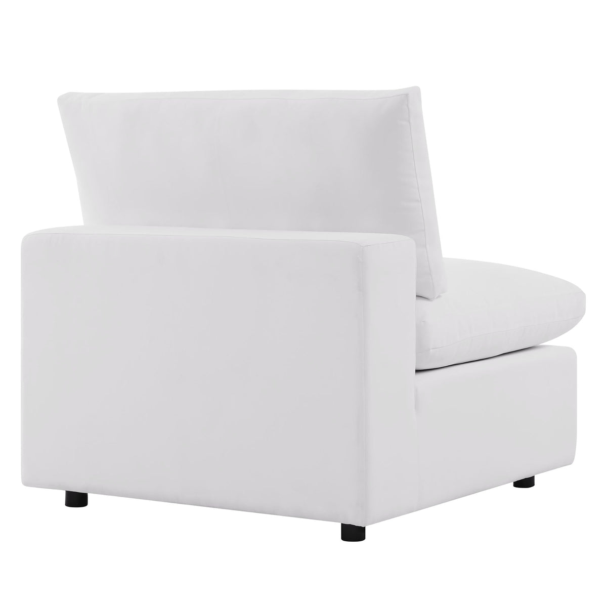 Commix 5-Piece Outdoor Patio Sectional Sofa by Modway - Charcoal / White (EEI-5587)