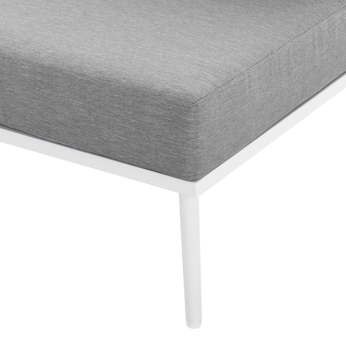 Stance Outdoor Patio Aluminum Large Sectional Sofa by Modway