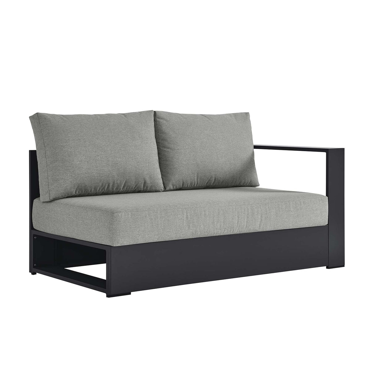Tahoe Outdoor Patio Powder-Coated Aluminum Modular Right-Facing Loveseat by Modway