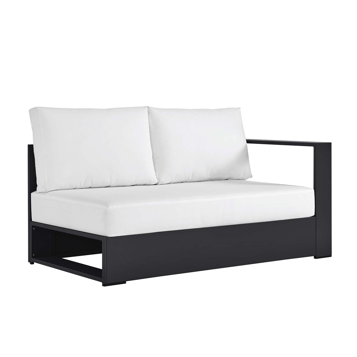 Tahoe Outdoor Patio Powder-Coated Aluminum Modular Right-Facing Loveseat by Modway