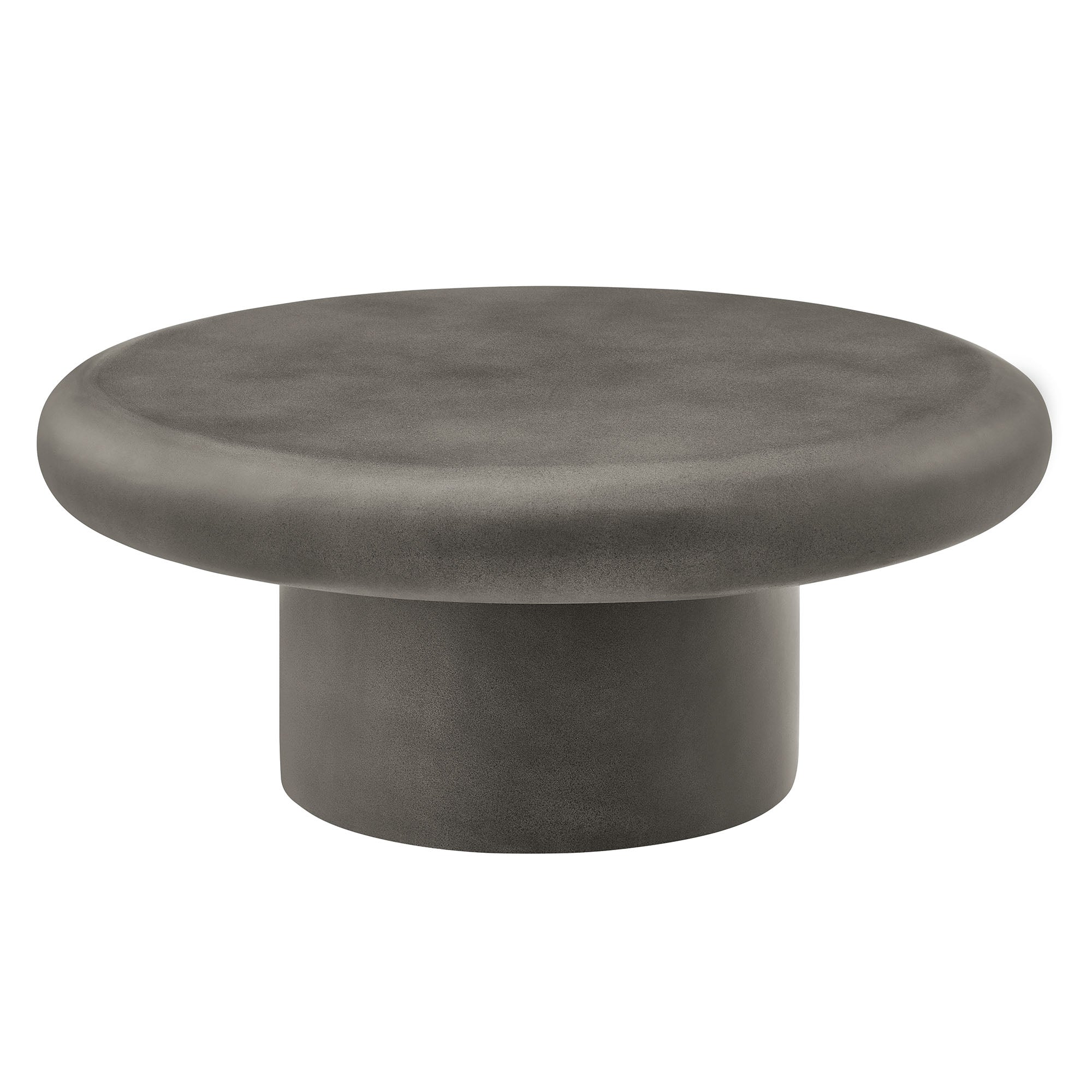 Argos Indoor-Outdoor Patio Concrete Round Coffee Table by Modway