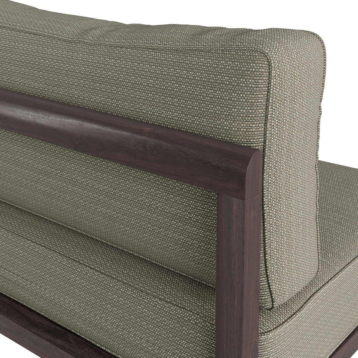 Kona Outdoor Patio Teak Wood Armless Modular Chair by Modway