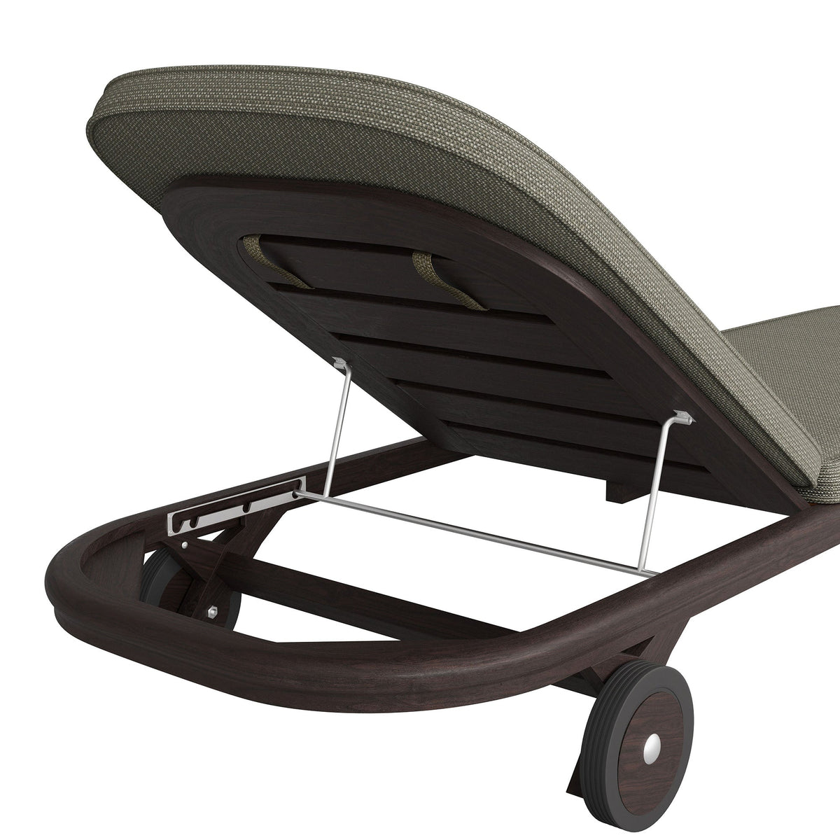 Kona Outdoor Patio Teak Wood Chaise Lounge Chair by Modway