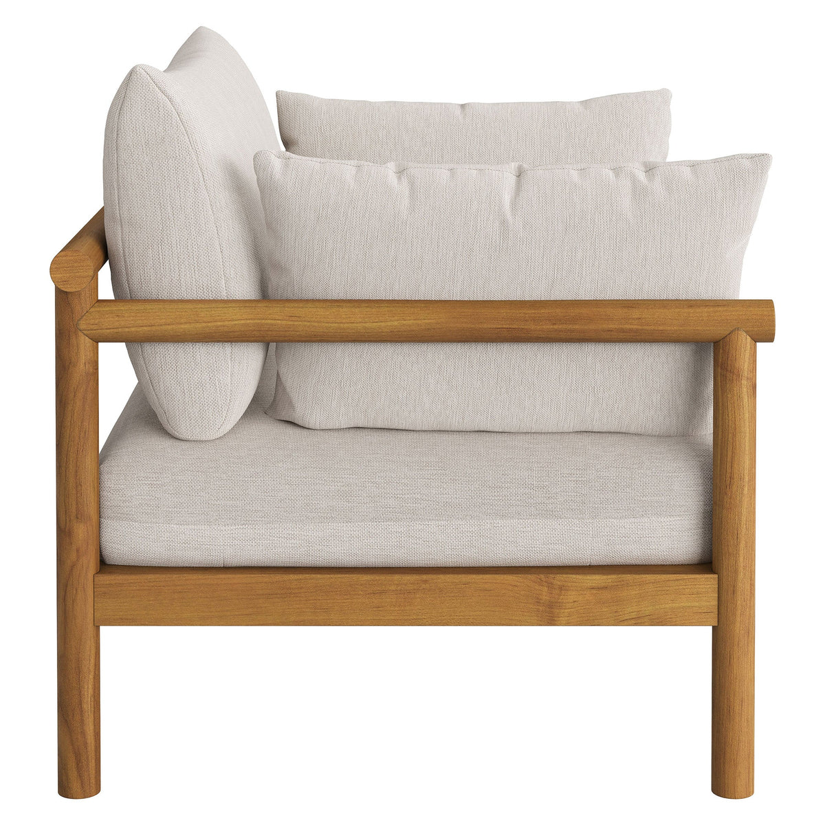 Eleni 3-Piece Outdoor Patio Teak Wood Furniture Set by Modway